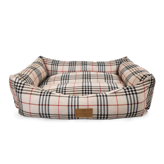 Dänisches Hundebett Knuth - Burberry Beige Mascosana