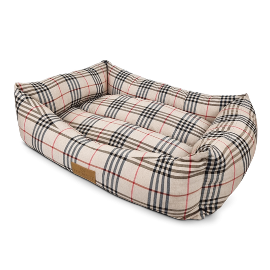Dänisches Hundebett Knuth - Burberry Beige