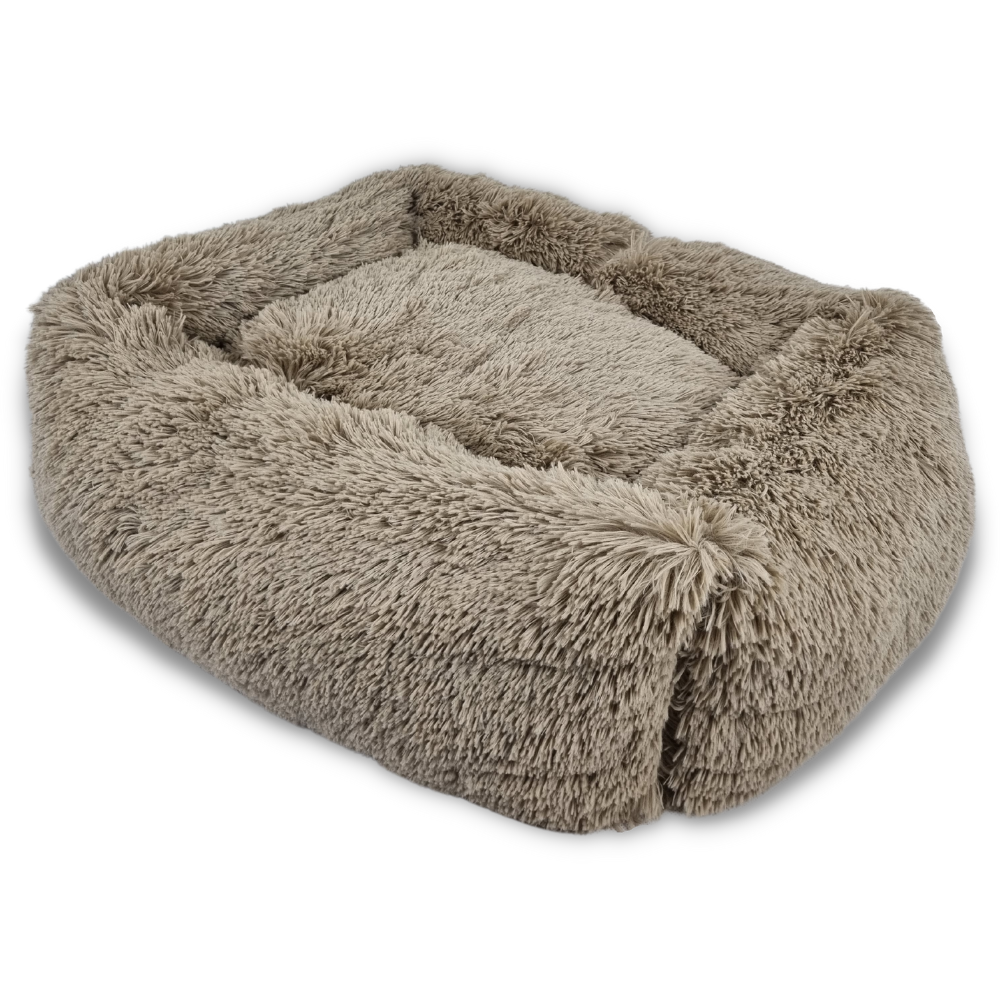 Cojín de peluche para perros - Serie Fluffy Lounge - 97 x 68 x 20 cm -