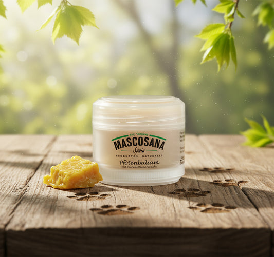 Mascosana - Huf- und Pfotenbalsam für Hunde, Katzen & Pferde 80 ml - Naturprodukt mit reinem Bienenwachs