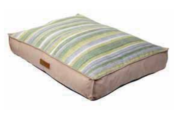 Hundebett Albert - Grün Blau - 103 x 88 x 13 cm Mascosana