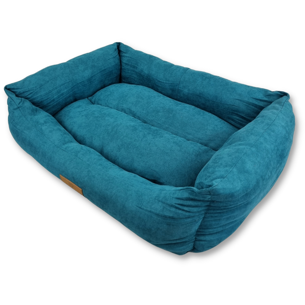 Hundebett Frida  - Velvet Comfort Serie - Türkis