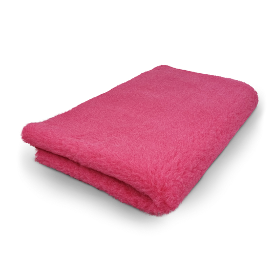 Colchoneta para dormir Manta de peluche Barby - antideslizante - rosa fucsia - 28 mm