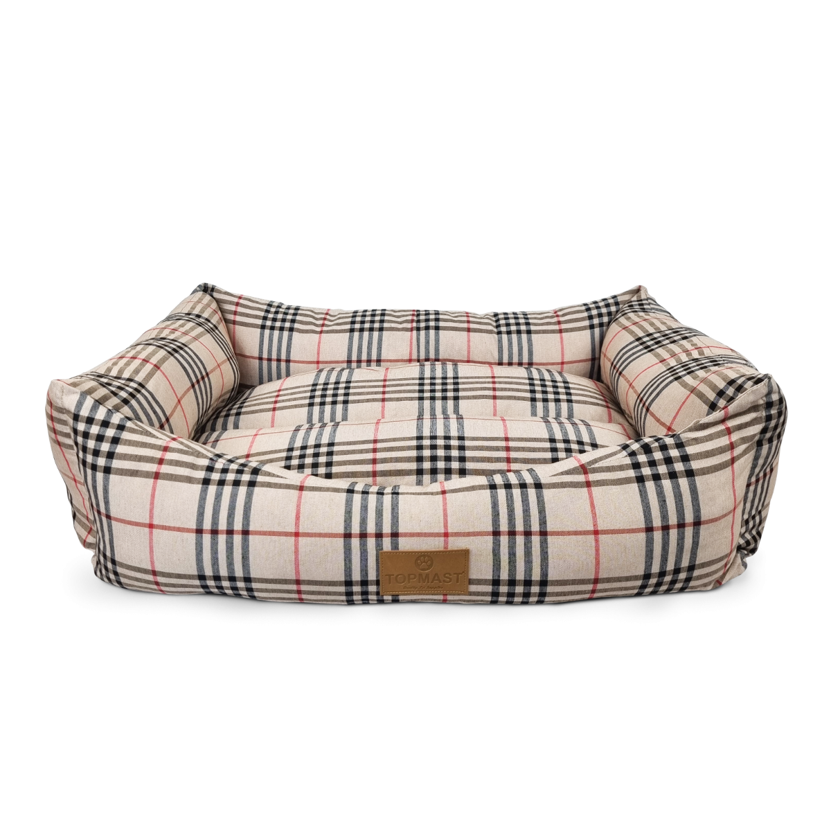 Dänisches Hundebett Knuth - Burberry Beige - 62 x 44 x 22 cm – Mascosana Dänisches Hundebett Knuth - Burberry Beige - 62 x 44 x 22 cm – Mascosana