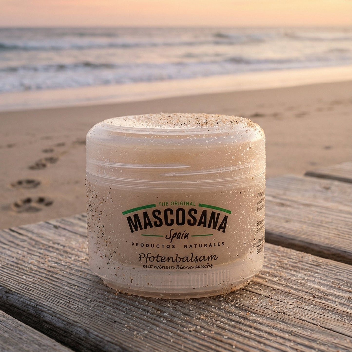 Mascosana - Huf- und Pfotenbalsam für Hunde, Katzen & Pferde 80 ml - Naturprodukt mit reinem Bienenwachs