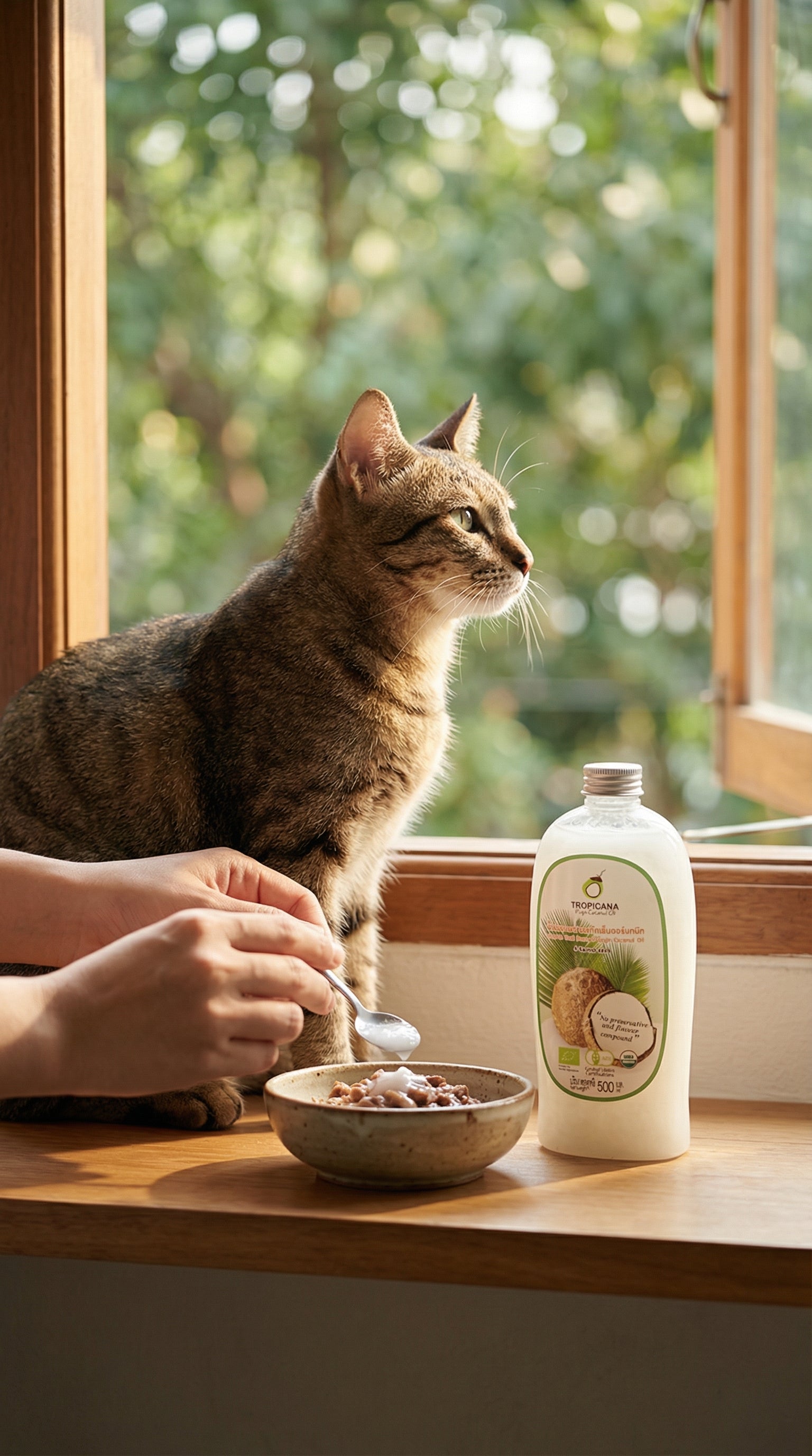 Organic coconut oil 500 ml for dogs, cats & horses - Mascosana